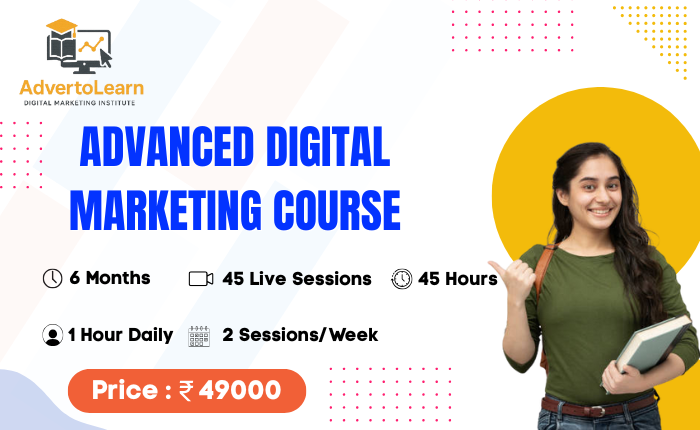 6 Months Advanced Digital Marketing Course, 45 Hours Digital Marketing Course in Delhi