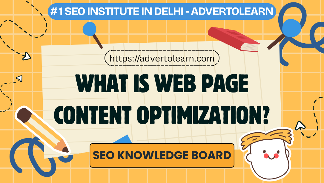 What is Web Page Content Optimization